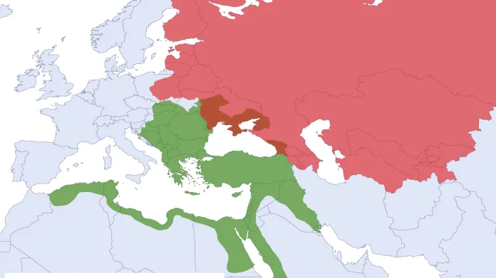Na vrcholu moci. Osmanská říše 1683 a Rusko 1914