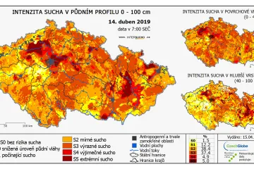 Nedostatek deště a vyšší teploty opět posilují sucho. Šance na dramatické zlepšení je malá, říká expert
