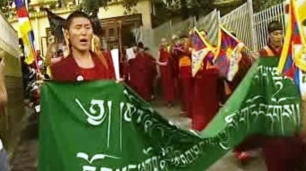 Demonstrace za Tibet