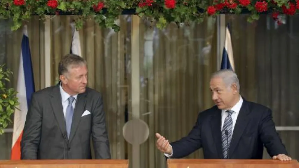 Mirek Topolánek a Benjamin Netenjahu