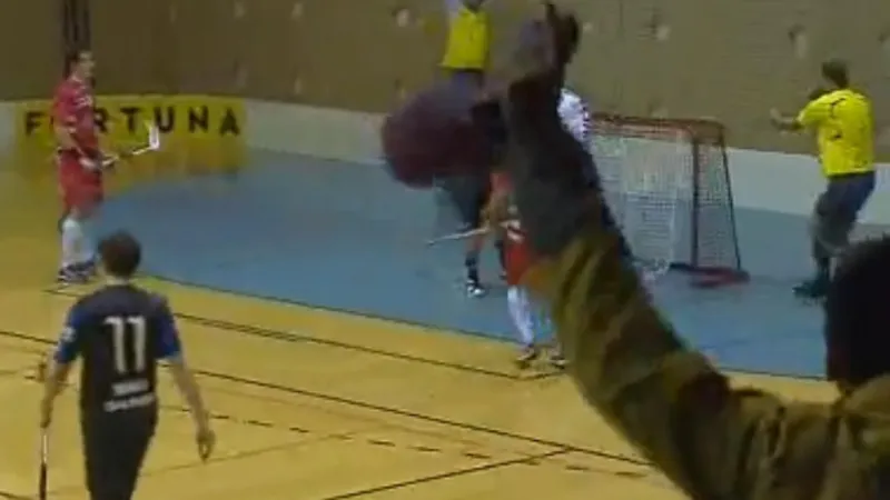 Gól florbalistů Otrokovic