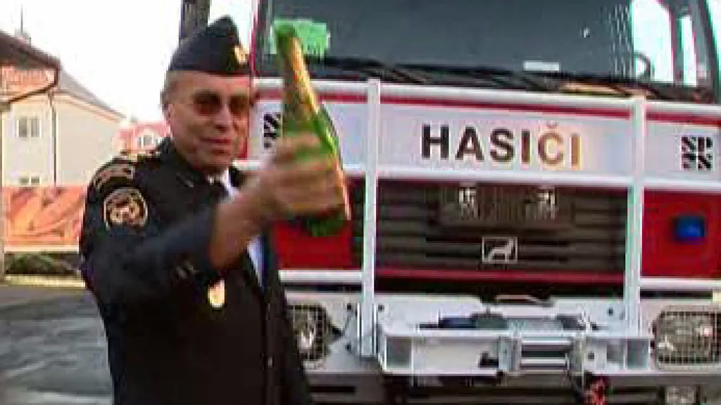 Křest hasičského vozu