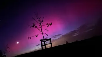 Polární záře nad Českem