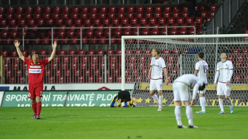 Zklamání sparťanských fotbalistů