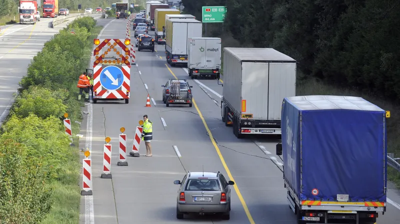 Omezení na dálnici