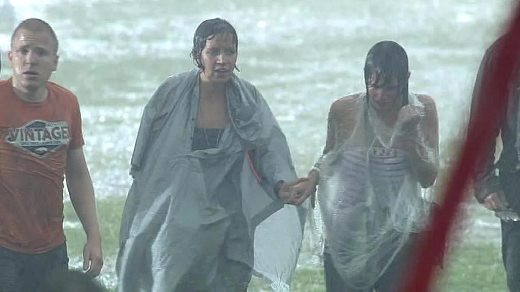 Koncert v Belgii zasáhla prudká bouře