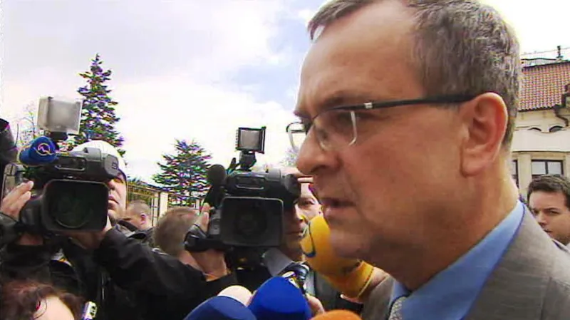 Místopředseda TOP09 Miroslav Kalousek