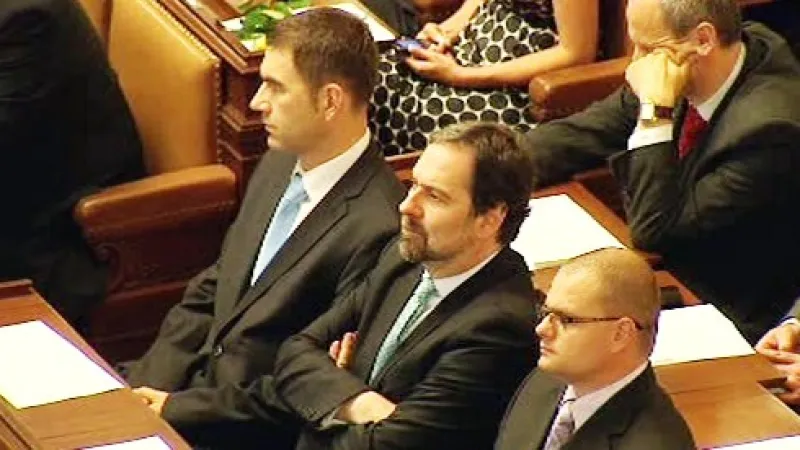 Radek John ve sněmovně