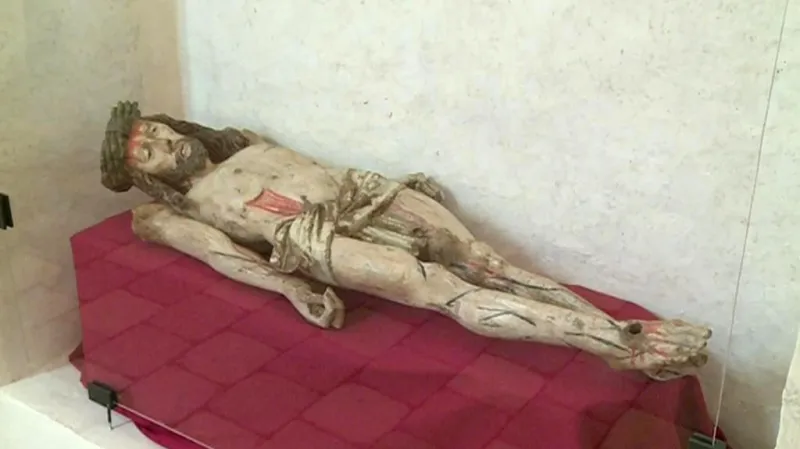 Kristus ležící na hrobě