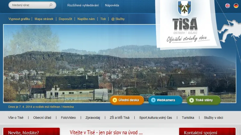 Web obce Tisá