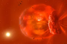 Astronomové popsali srážku dvou exoplanet u mladé hvězdy
