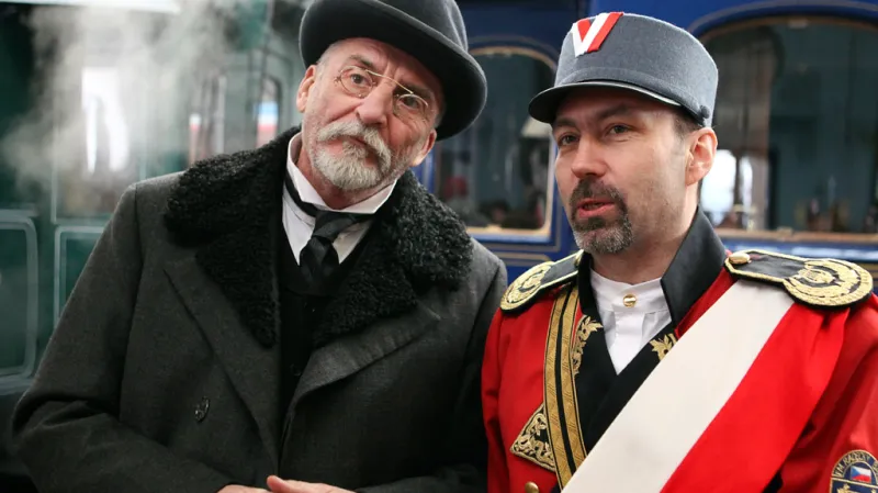 Příjezd T.G.Masaryka do Prahy pro pořad České století