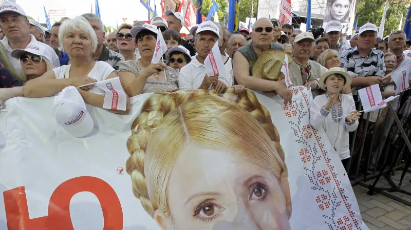 Opoziční demonstrace v Kyjevě