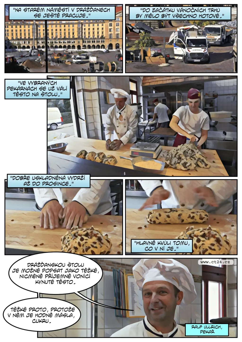 Přípravy na Vánoce v Drážďanech