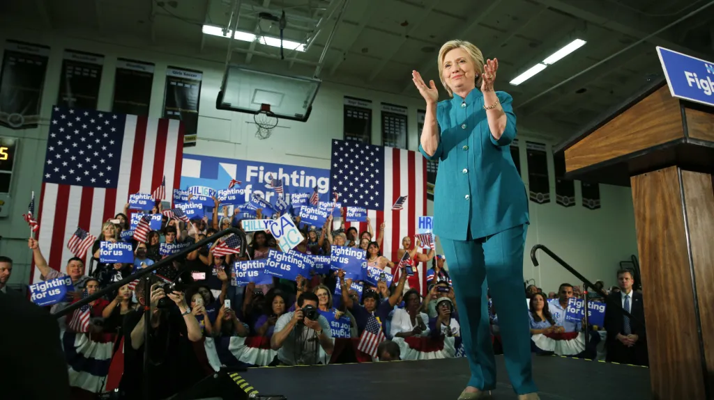 Hillary Clintonová v Kalifornii