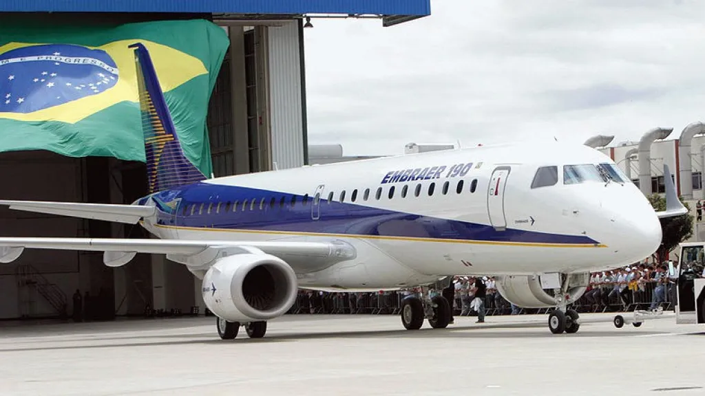 Světová trojka na trhu s letadly - brazilský Embraer