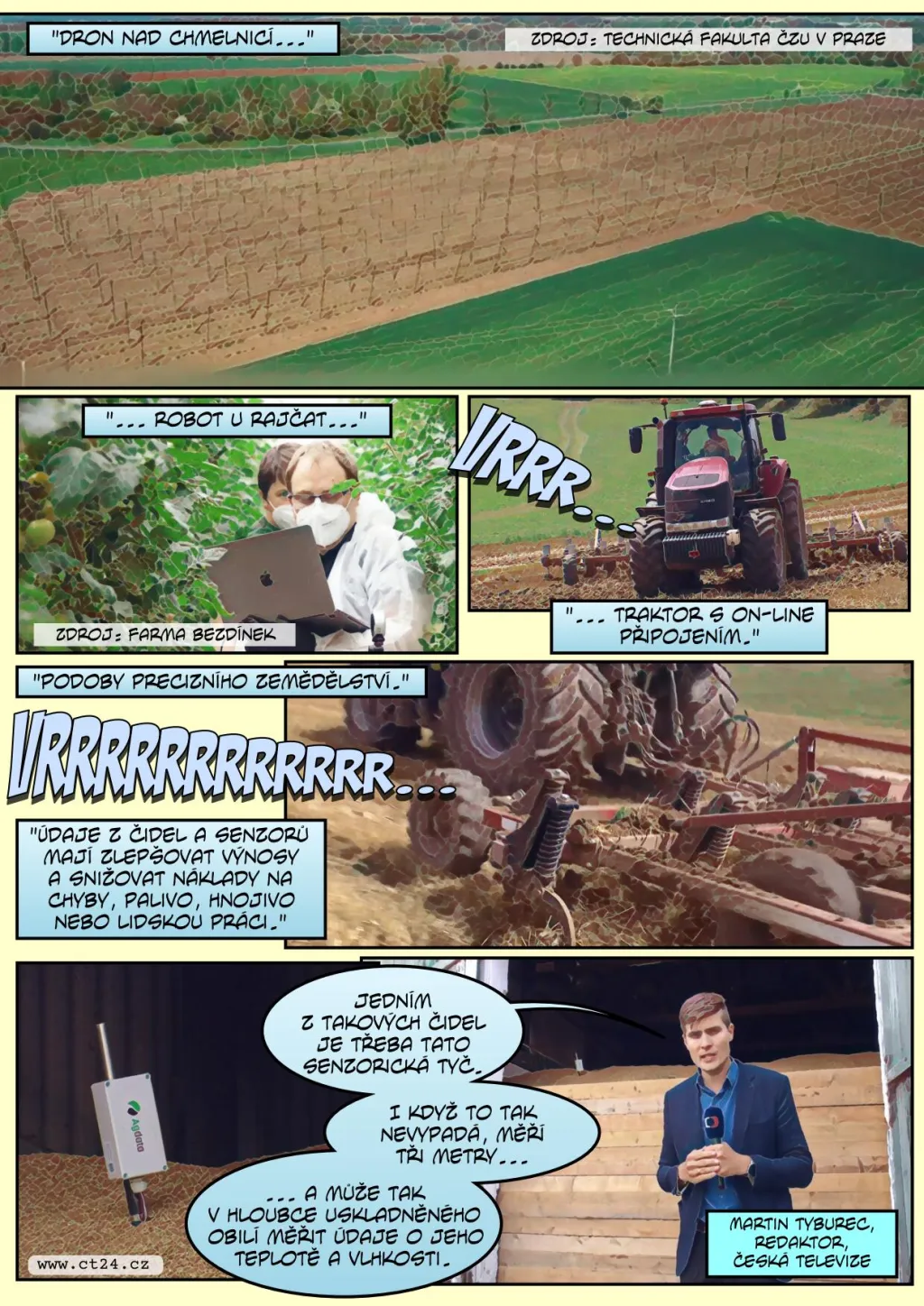 Nové technologie mají pomoci farmářům při sklizni