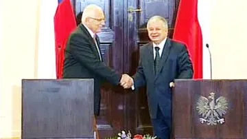Václav Klaus a Lech Kaczyński