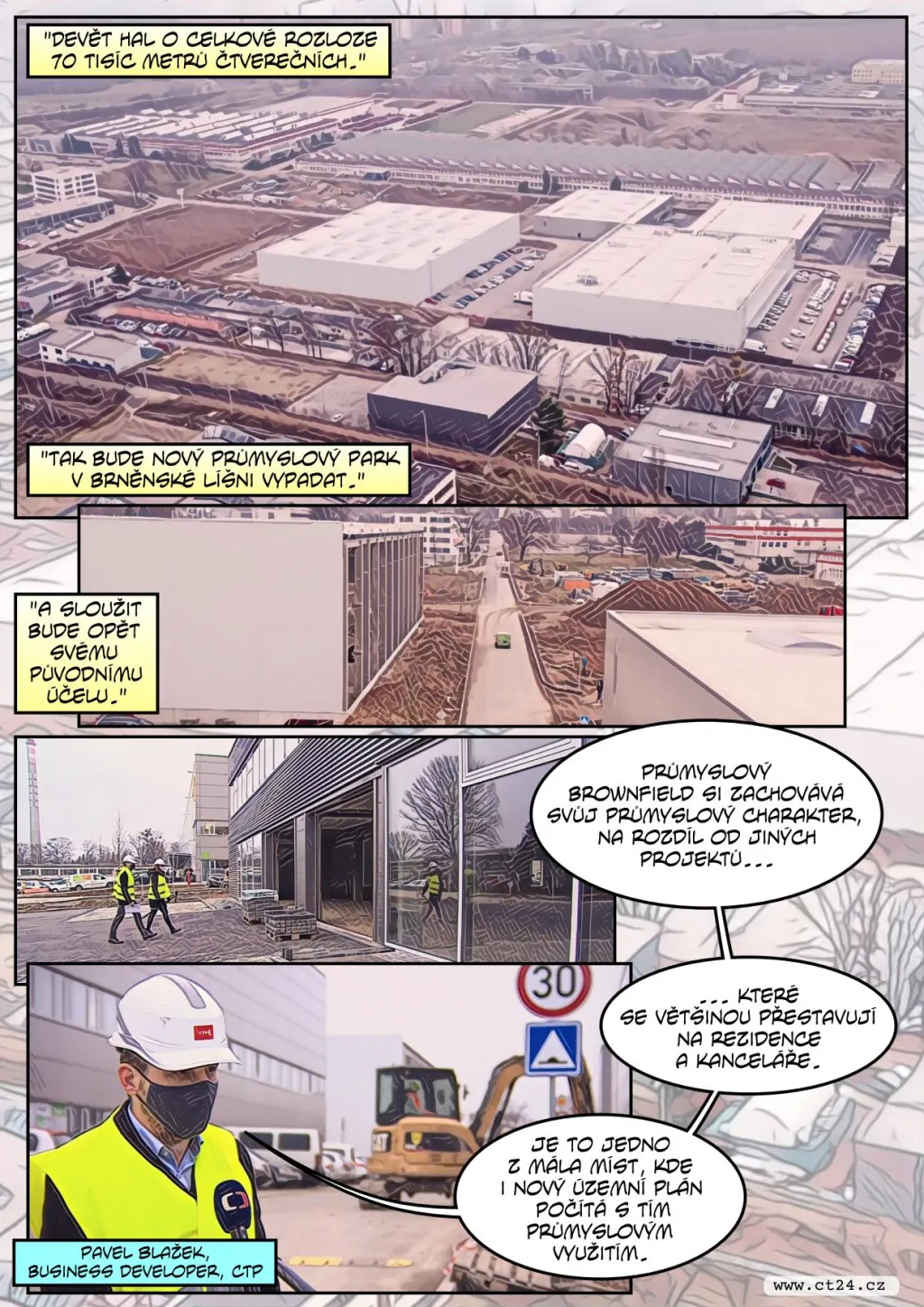 Bývalé městské továrny v Brně znovu ožívají. Rostou v nich průmyslové haly i kanceláře