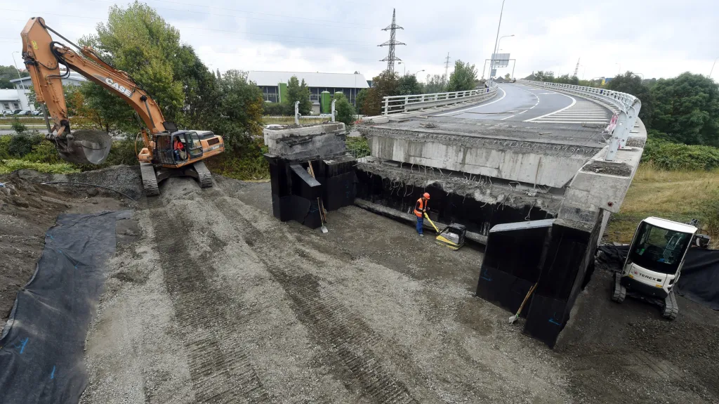 Oprava mostů na přivaděči dálnice D1 v Ostravě