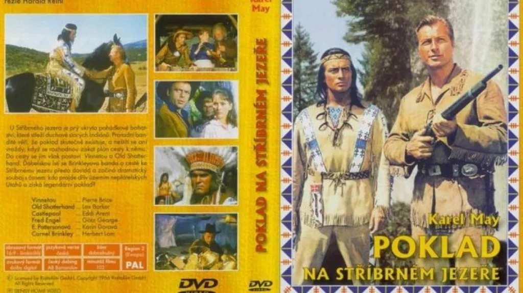 Poklad na stříbrném jezeře / přebal DVD