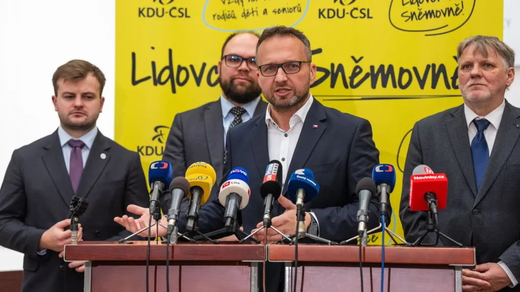 Nový předseda poslaneckého klubu KDU-ČSL Marian Jurečka
