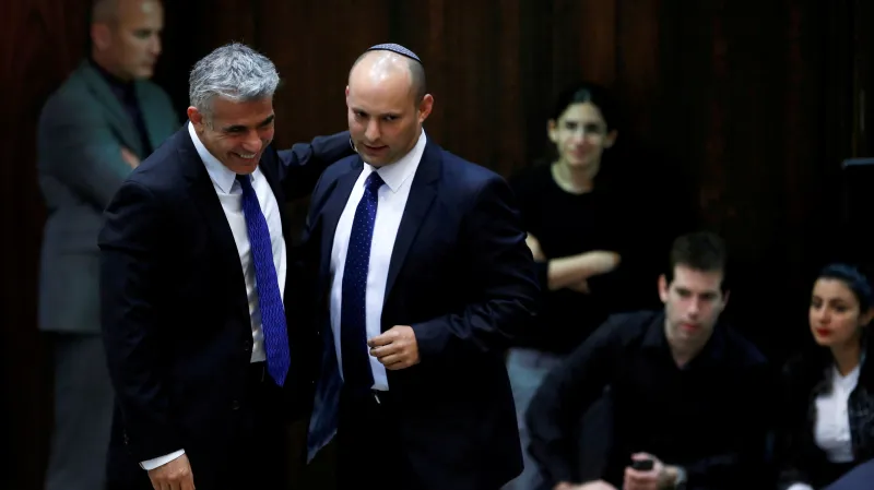 Jair Lapid a Naftali Bennett