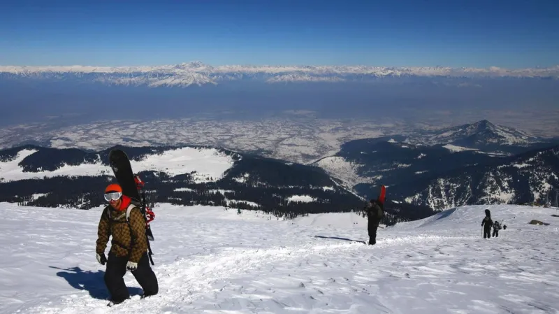 Indické středisko Gulmarg