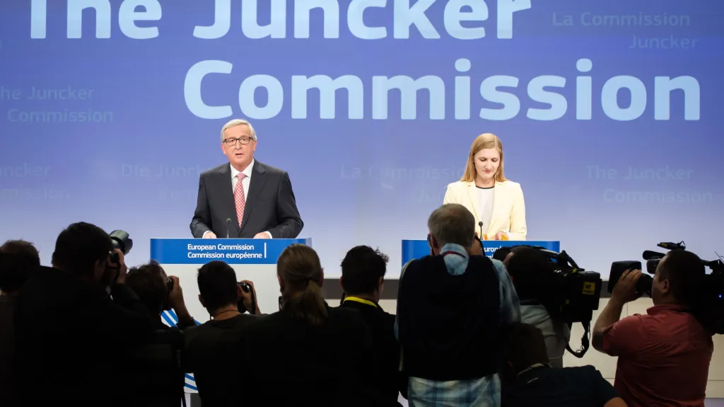 Jean-Claude Juncker představuje svoji komisi