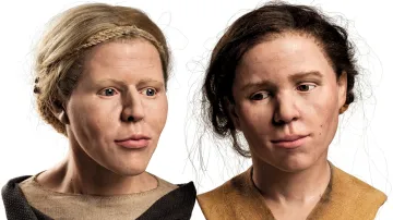 Rekonstrukce vzhledu dvou pravěkých žen