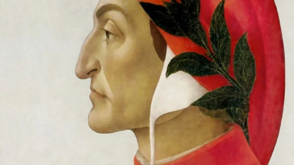 Dante Alighieri na portértu od Botticelliho