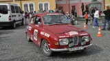 Rallye Praha Revival - časová kontrola v Lounech