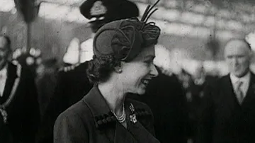 Dobový snímek britské královny v raných letech panování
