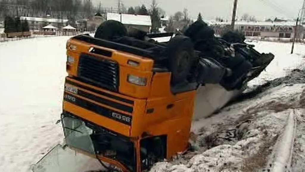 Převrácená cisterna