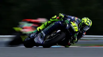 Valentino Rossi při Velké ceně v Brně v roce 2020