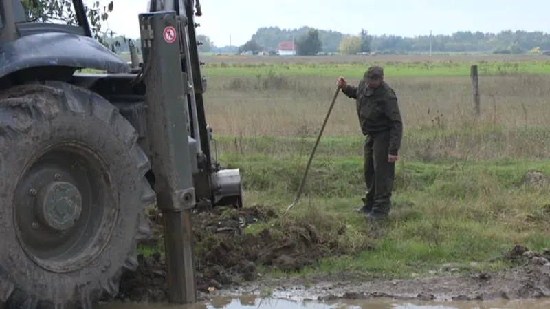 Budování cest u nového tréninkového centra