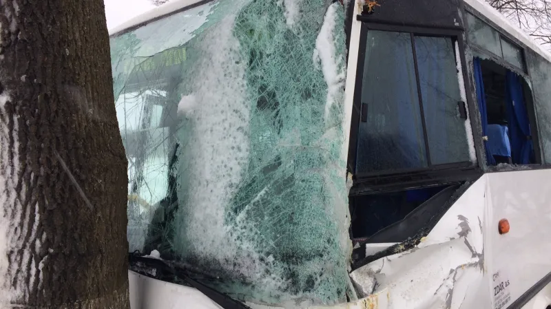 Nehoda autobusu na Žďársku