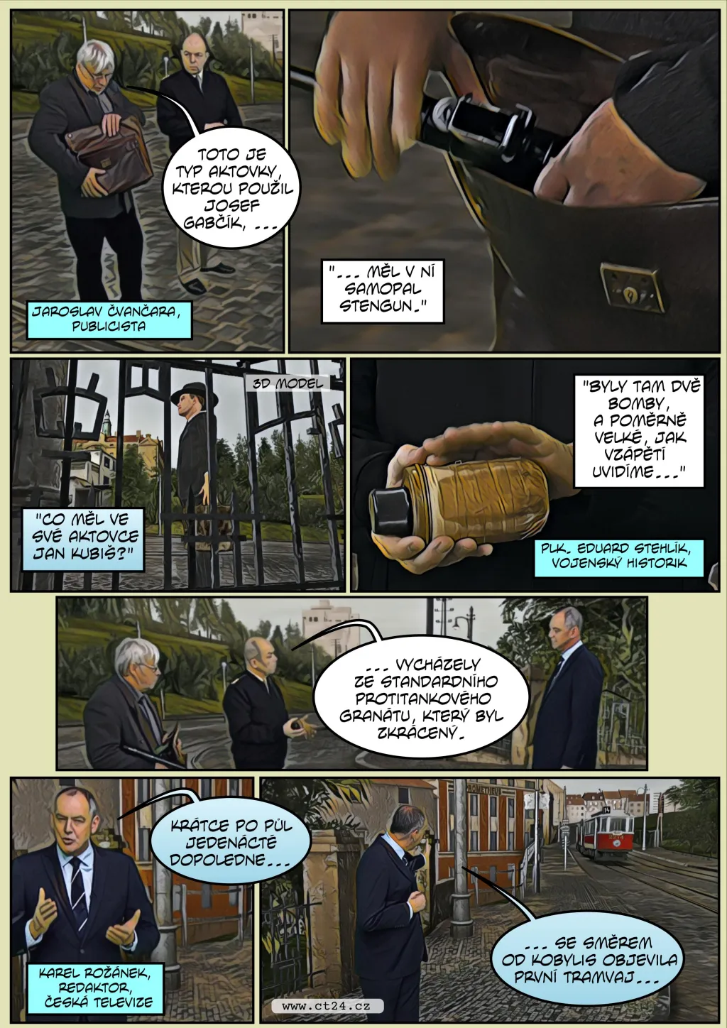 Komiks: Výročí atentátu na Heydricha