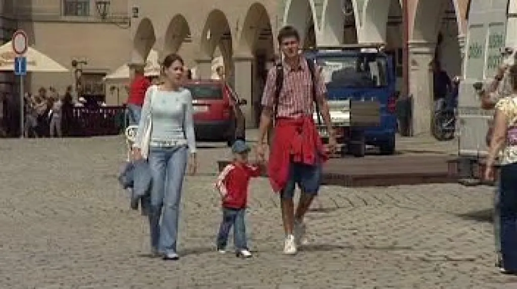 Turisté na Vysočině