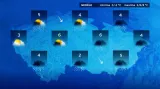 Nedělní počasí v ČR