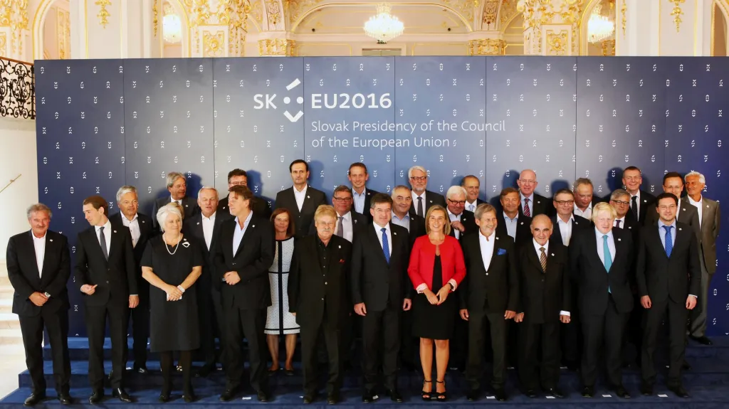 Jednání ministrů zahraničí států EU v Bratislavě