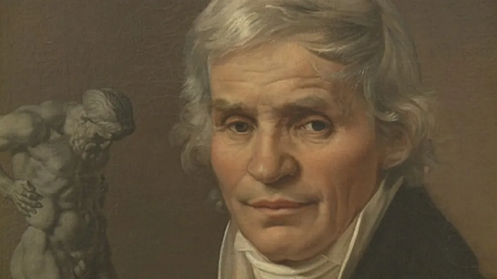 Antonín Machek / Podobizna sochaře Josefa Malinského (detail)