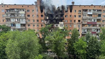Následky ruského útoku na Charkov, 7. 6. 2025