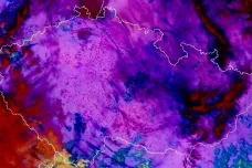 Pálení čarodějnic v Česku zachytil satelit, „výhled“ mu částečně pokazila zatažená obloha