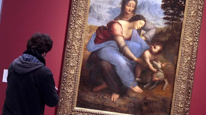 Leonardo da Vinci / Panna Maria s dítětem a sv. Annou