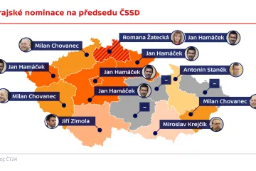 Do boje o vedení ČSSD jdou matadoři Chovanec a Hamáček, rebel Zimola i neznámý knihovník
