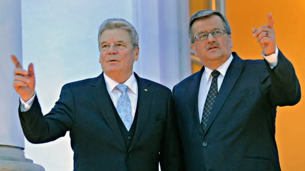 Joachim Gauck a Bronislaw Komorowski