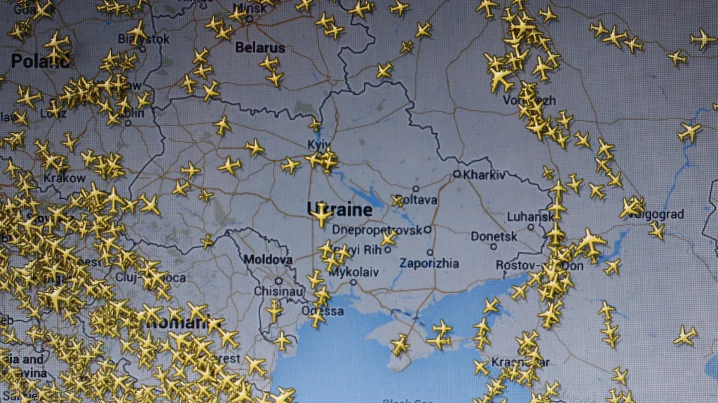 Vzdušný prostor nad Ukrajinou