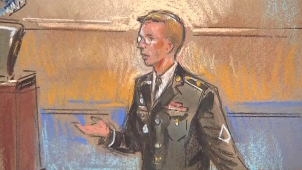 Bradley Manning před soudem