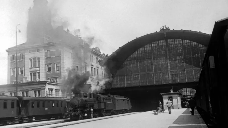 Wilsonovo nádraží ve 20. letech